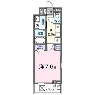 パーク グレイス 上尾【3階】の間取り