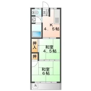 マンション守口【102号室】の間取り