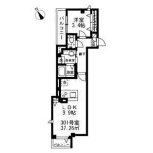 KRC【3階】の間取り