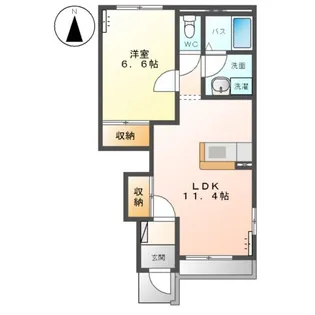 パルテールコート【1階】の間取り