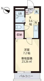メゾン・ド・ソレイユ【2階】の間取り