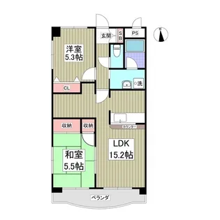 ルネス・レガート【1階】の間取り