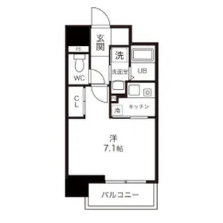 DeLCCS Shinagawa【4階】の間取り