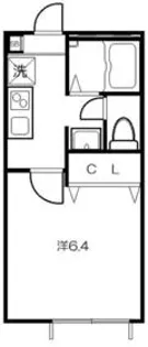若葉とそよ風のラテ【1階】の間取り