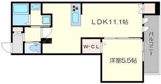 ヘーベルメゾン十八条【2階】の間取り