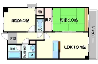 フレグランス守口【5階】の間取り