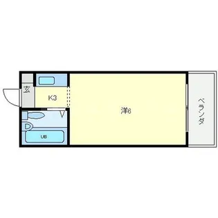 淡路エンビィハイツ【511号室】の間取り