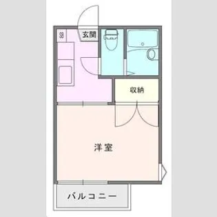 ハイツベラミィーⅢ【201号室】の間取り