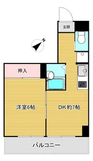久米川プラネット【4階】の間取り