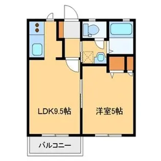 フォーブルハイツⅡ【101号室】の間取り