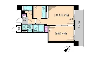 オリーブ スクエア【4階】の間取り