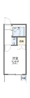 レオパレスブルーリバー【2階】の間取り
