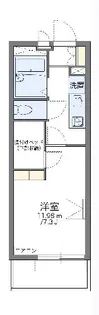レオパレスMakearrowⅡ【2階】の間取り