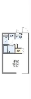 レオパレスファーレⅡ【2階】の間取り