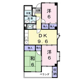 ブライトンハイツ【4階】の間取り