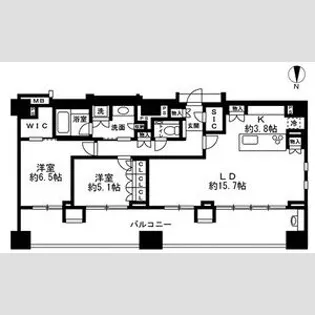 プレミスト代々木大山【8階】の間取り