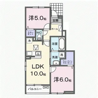 サンレジデンス【1階】の間取り