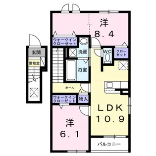 サンレジデンス【2階】の間取り