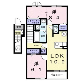 サンレジデンス【2階】の間取り