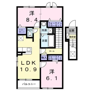 サンレジデンス【2階】の間取り