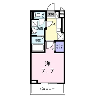 東一津屋アパート(027268101)【2階】の間取り