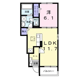 Sallier【1階】の間取り