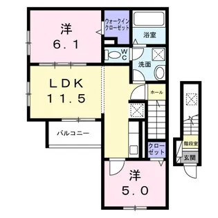 Sallier【2階】の間取り