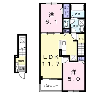 Sallier【2階】の間取り