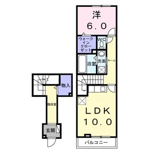 カトレヤ【2階】の間取り