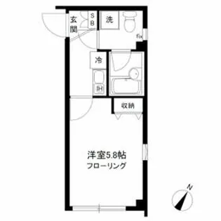 タウンコート【3階】の間取り