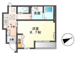 サンハイム【1階】の間取り