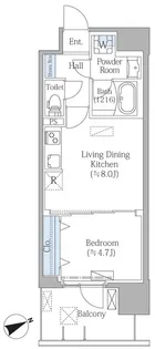 PRIME SQUAREⅢ【11階】の間取り