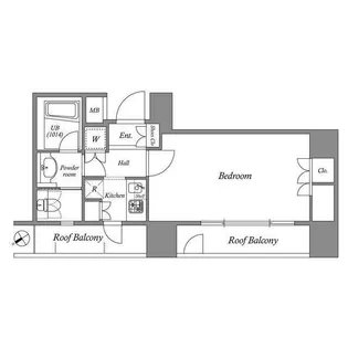 レジデンス横濱関内【9階】の間取り