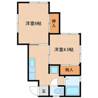 カントリーホーム【1階】の間取り