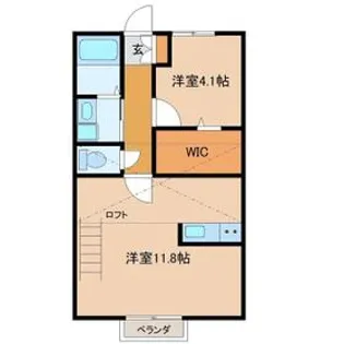 カーム一宮【2階】の間取り