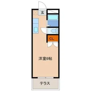 ヒロ大巌寺【1階】の間取り