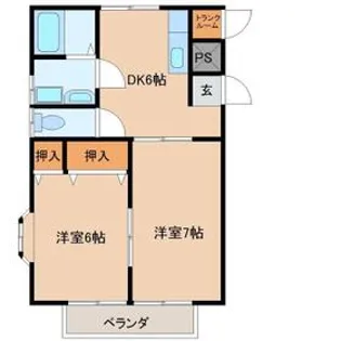 ミレーニア【3階】の間取り