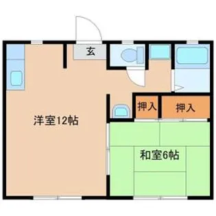 グローバルハイツ【2階】の間取り