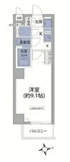 Excerosa芝公園【6階】の間取り