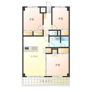 グローバル小山【405号室】の間取り