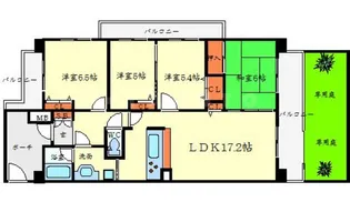 フォルム千里中央【2階】の間取り