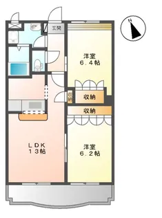 アメニティA【1階】の間取り