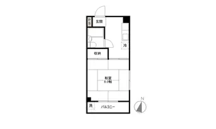 NAC宇都宮コーポ【3階】の間取り