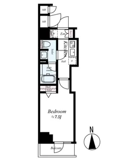 ジーベック錦糸北斎通り【501号室号室】の間取り