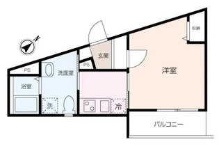 Dolce Casa 北久里浜【2階】の間取り