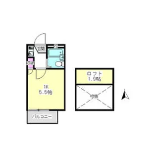 ハイホーム久が原【2階】の間取り