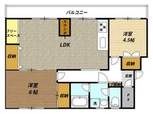 レインボーハウス有秋台西C36棟【4階】の間取り