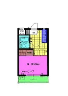 メゾン・バン・ベール【105号室】の間取り