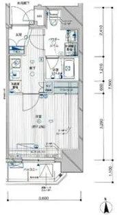 メインステージ西蒲田Ⅱ【5階】の間取り
