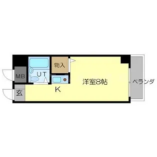 アスタリスク5202【6階】の間取り